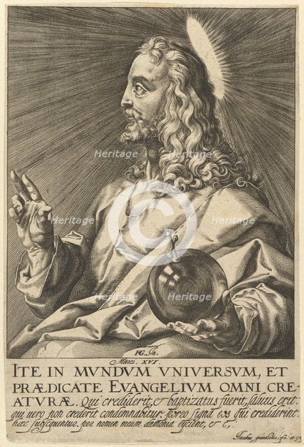 Christ, from Christ and the Twelve Apostles, before 1609. Creator: Jacques Granthomme.