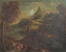 Christ healing a blind man, 1749-1848. Creator: Van de Laeter