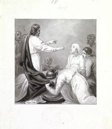 Christ healing a sick man c1810-c1844. Artist: Henry Corbould