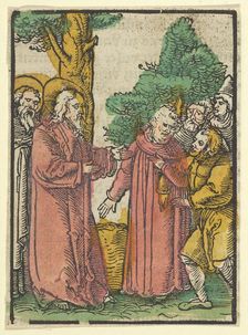 Christ Healing the Deaf-Mute, from Das Plenarium, 1517. Creator: Hans Schäufelein the Elder