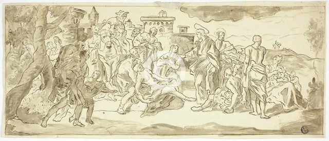 Christ Healing the Lame Man, n.d. Creator: Unknown.