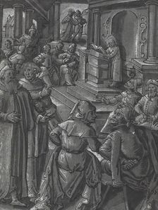 Christ Healing the Lame [verso], c. 1600. Creator: Unknown