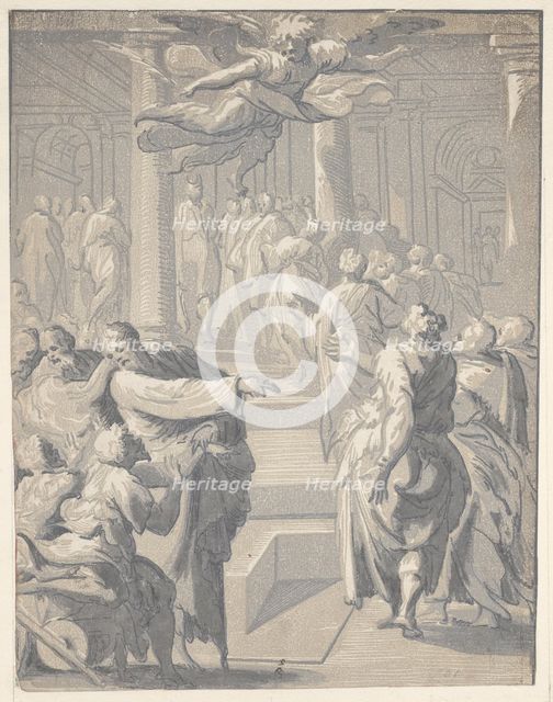 Christ healing the paralytic, 1540-50., 1540-50. Creator: Niccolo Vicentino.
