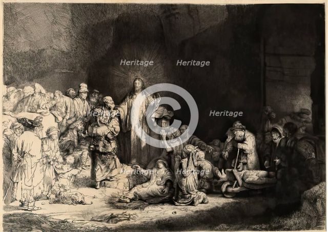 Christ Healing the Sick, 1649. Creator: Charles Amand-Durand.