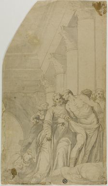 Christ Healing the Sick at the Pool of Bethesda, 17th century. Creator: Unknown