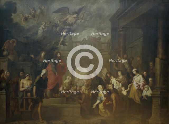 Christ Healing the Sick People Lying near the Pool of Bethesda, 1675. Creator: Theodor Boeyermans.