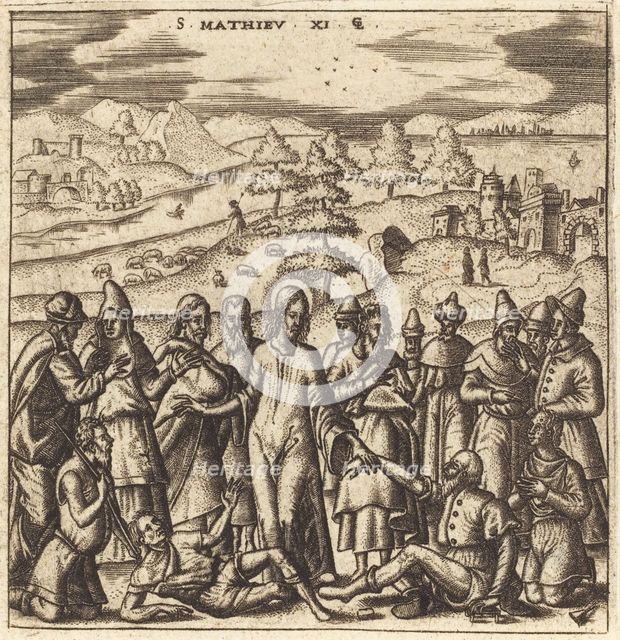 Christ Healing the Sick, probably c. 1576/1580. Creator: Leonard Gaultier.
