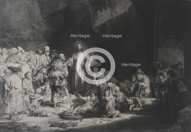 Christ healing the sick ('The hundred guilder print'), 1775. Creator: William Baillie.