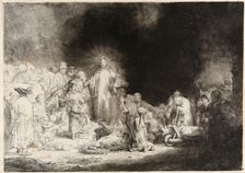 Christ healing the sick (The Hundred Guilder Print). Artist: Rembrandt van Rhijn (1606-1669)