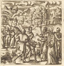 Christ Heals a Dumb Man, probably c. 1576/1580. Creator: Leonard Gaultier