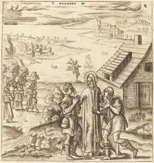 Christ Heals the Two Blind Men, probably c. 1576/1580. Creator: Leonard Gaultier