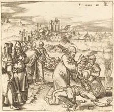 Christ Heals the Epileptic Boy, probably c. 1576/1580. Creator: Leonard Gaultier