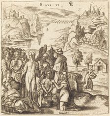 Christ Heals the Sick, probably c. 1576/1580. Creator: Leonard Gaultier