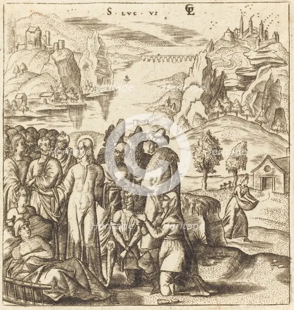 Christ Heals the Sick, probably c. 1576/1580. Creator: Leonard Gaultier.
