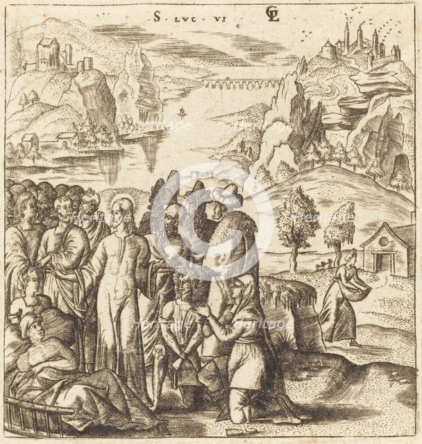 Christ Heals the Sick, probably c. 1576/1580. Creator: Leonard Gaultier.