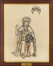 Christ in Majesty, 1863. Creator: Sir Edward Coley Burne-Jones