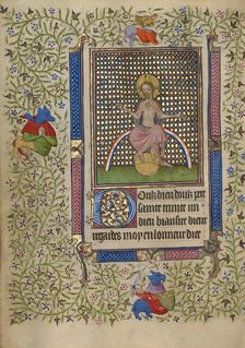 Christ in Majesty; Book of Hours, about 1410. Creator: Unknown