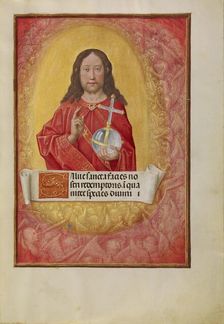 Christ in Majesty; Spinola Hours, about 1510-1520. Creator: Workshop of Master of the First Prayer Book of Maximilian