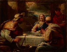 Christ in Emmaus, between 1645-1665. Creator: Luca Giordano
