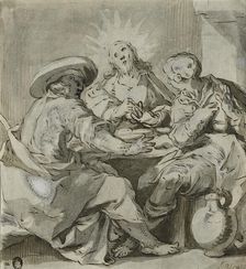 Christ in Emmaus. Creator: Unknown