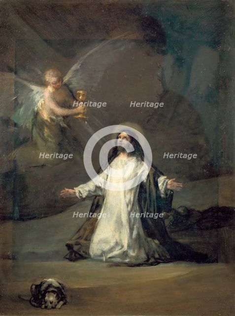 Christ in Gethsemane. Artist: Goya, Francisco, de (1746-1828)