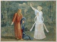Christ in Gethsemane, End 1840s. Artist: Ivanov, Alexander Andreyevich (1806-1858)