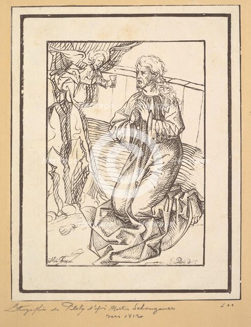 Christ in Gethsemene, early 19th century. Creator: Ferdinand Piloty.