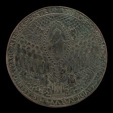 Christ in Glory, and the Resurrection [reverse], probably 1466/1467. Creator: Unknown