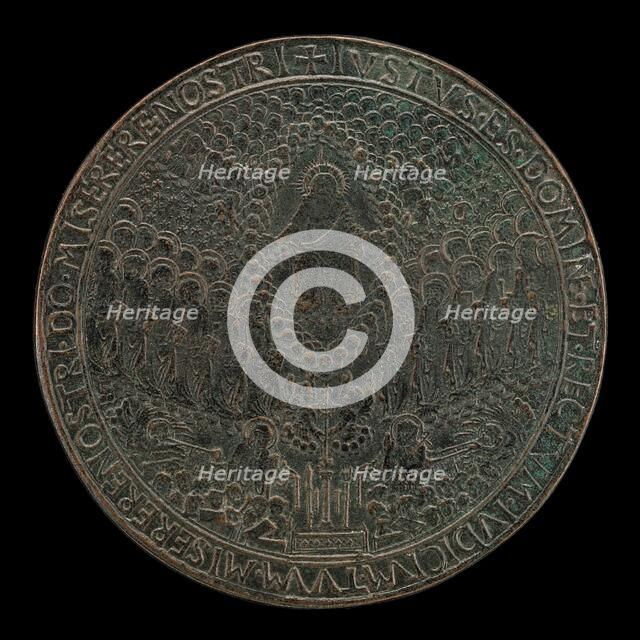 Christ in Glory, and the Resurrection [reverse], probably 1466/1467. Creator: Unknown.