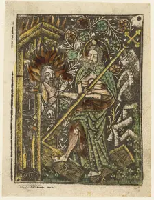 Christ in Limbo, 1460-65. Creator: Unknown