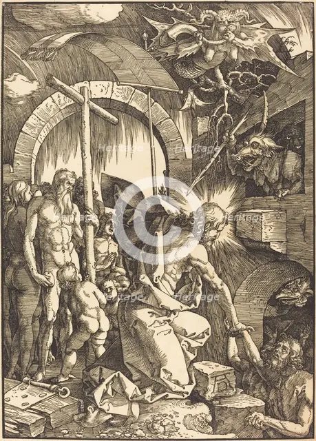 Christ in Limbo, 1510. Creator: Albrecht Durer.