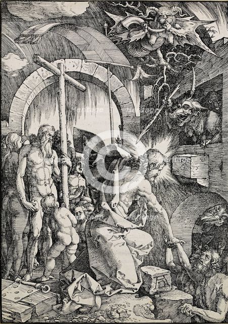 Christ in Limbo, 1510. Artist: Albrecht Durer.