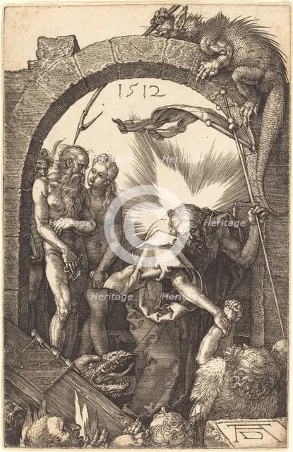 Christ in Limbo, 1512. Creator: Albrecht Durer.
