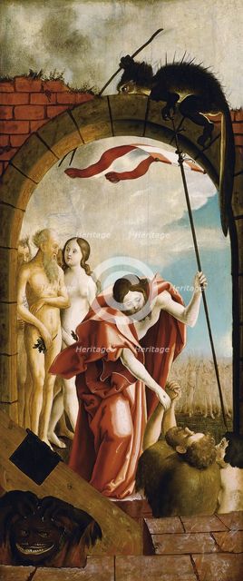 Christ in Limbo, 1520. Creator: Anon.