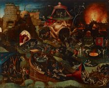 Christ in Limbo, about 1575. Creator: Workshop of Hieronymus Bosch