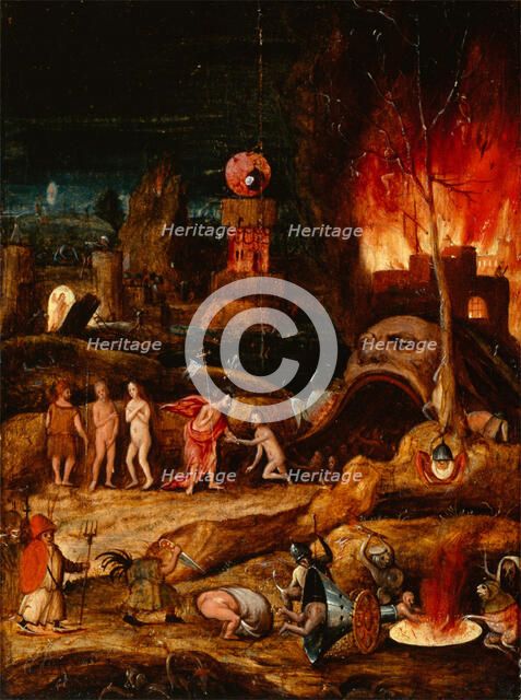 Christ in Limbo, c1540s. Creator: Herri met de Bles.