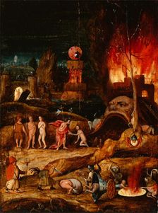 Christ in Limbo, c1540s. Creator: Herri met de Bles