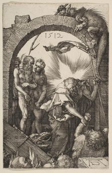 Christ in Limbo, from The Passion, 1512. Creator: Albrecht Durer
