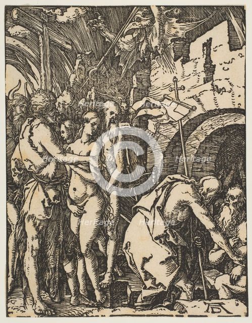 Christ in Limbo, from The Small Passion, ca. 1509. Creator: Albrecht Durer.
