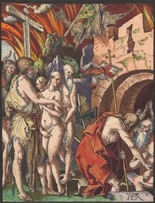 Christ in Limbo, from the Small Woodcut Passion.n.d. Creator: Albrecht Durer