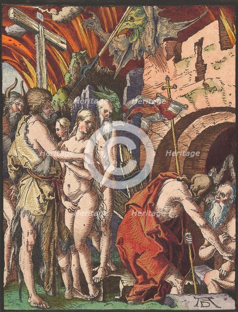 Christ in Limbo, from the Small Woodcut Passion.n.d. Creator: Albrecht Durer.