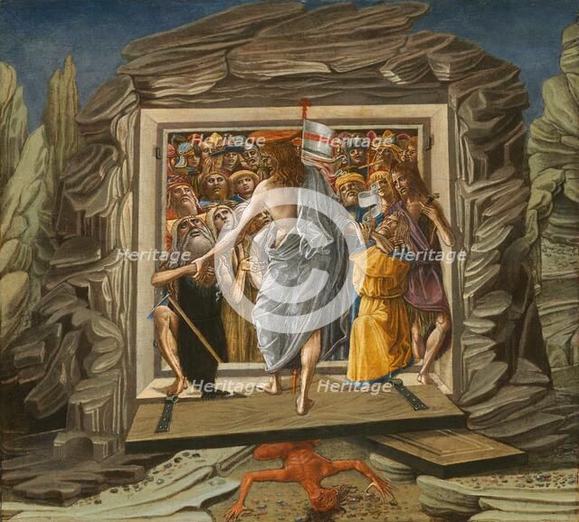 Christ in Limbo, probably 1491. Creator: Benvenuto di Giovanni.