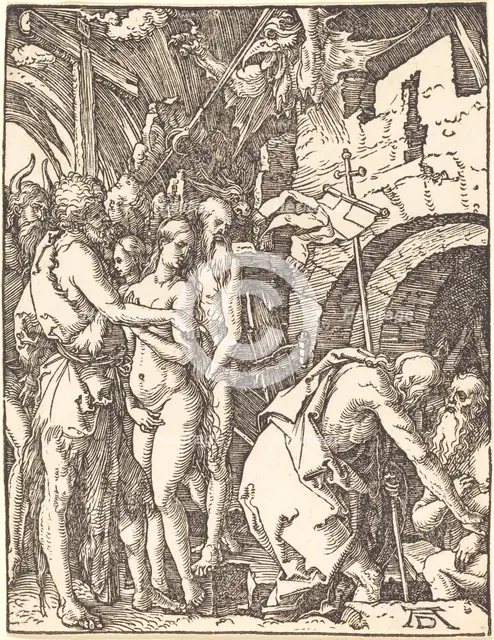 Christ in Limbo, probably c. 1509/1510. Creator: Albrecht Durer.