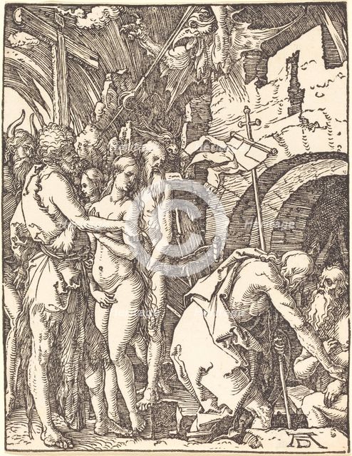 Christ in Limbo, probably c. 1509/1510. Creator: Albrecht Durer.