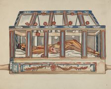 Christ in Sepulchre, 1935/1942. Creator: E. Boyd