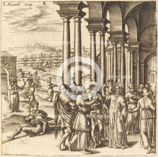 Christ in the Temple, probably c. 1576/1580. Creator: Leonard Gaultier.