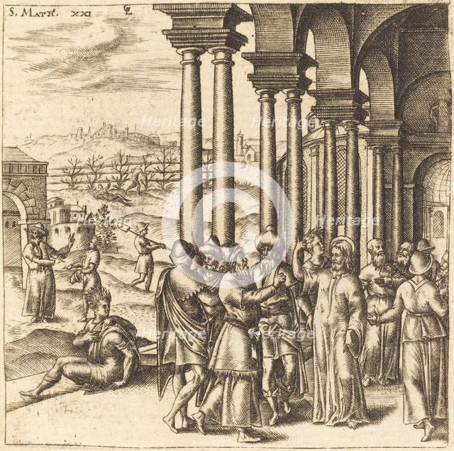 Christ in the Temple, probably c. 1576/1580. Creator: Leonard Gaultier.