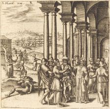 Christ in the Temple, probably c. 1576/1580. Creator: Leonard Gaultier