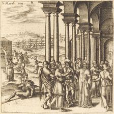 Christ in the Temple, probably c. 1576/1580. Creator: Leonard Gaultier