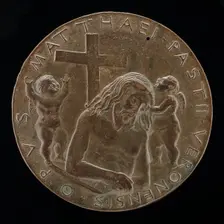 Christ in the Tomb [reverse], 1446/1450. Creator: Matteo di Andrea de Pasti